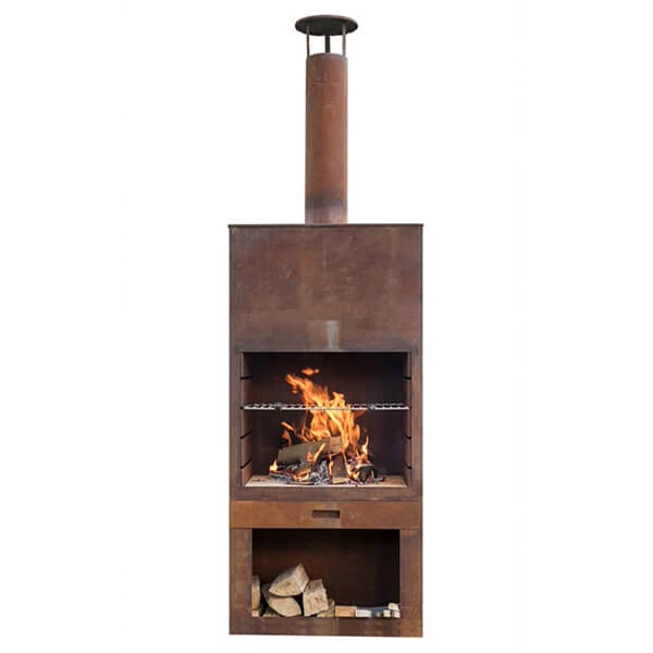 Nouvel Tube Cheminée Inkl. Grillrost 70x41x229 Cm - Holzkohlegrill 3 Nouvel Tube Cheminée Inkl. Grillrost 70x41x229 Cm - Holzkohlegrill