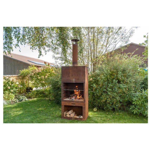 Nouvel Tube Cheminée Inkl. Grillrost 70x41x229 Cm - Holzkohlegrill 4 Nouvel Tube Cheminée Inkl. Grillrost 70x41x229 Cm - Holzkohlegrill – Bild 2