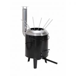 BBQ Dragon 8 Teiliger Erlebnisofen - Holzkohlegrill