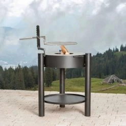 Nouvel Tondo 60 Cm Schwarz - Holzkohlegrill -Angebote Grill Store 10732145 3 d 1